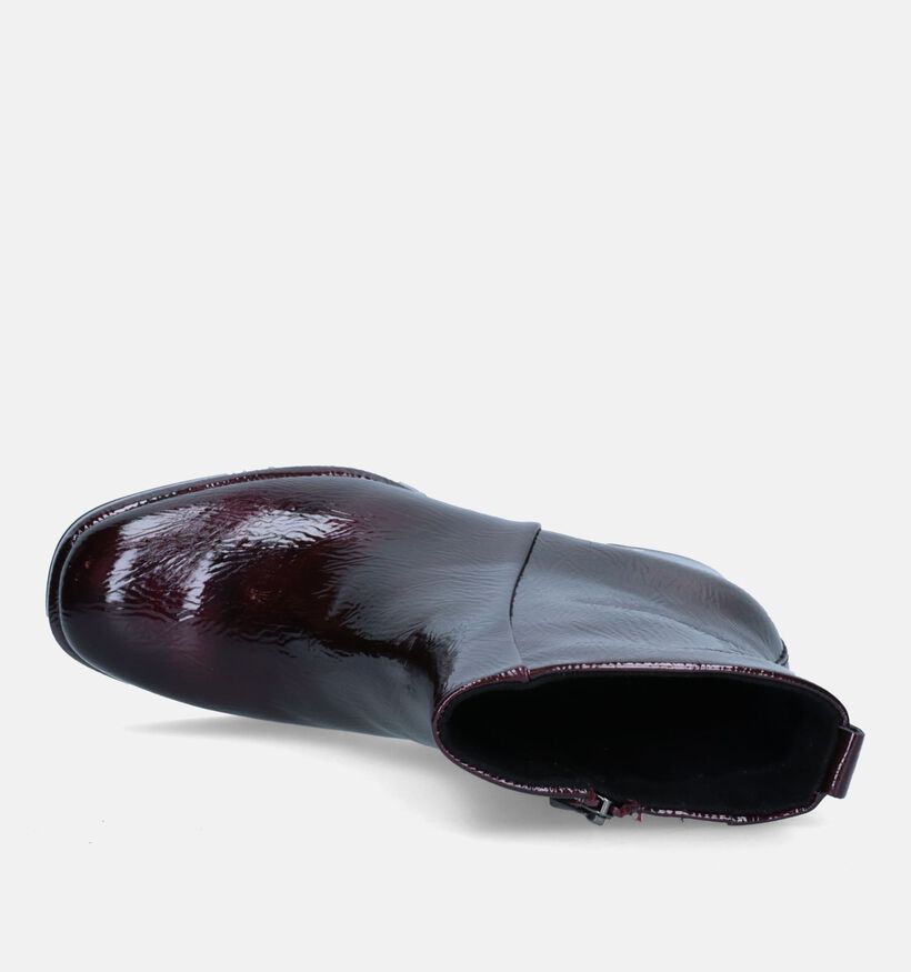 Marco Tozzi Bottines avec talon carré en Bordeaux pour femmes (331064)