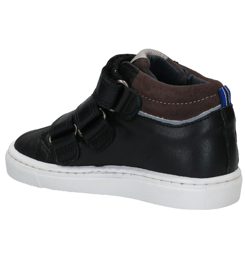 Little David Zwarte Bottines in leer (282914)