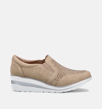 Soft Comfort Lage schoenen Beige
