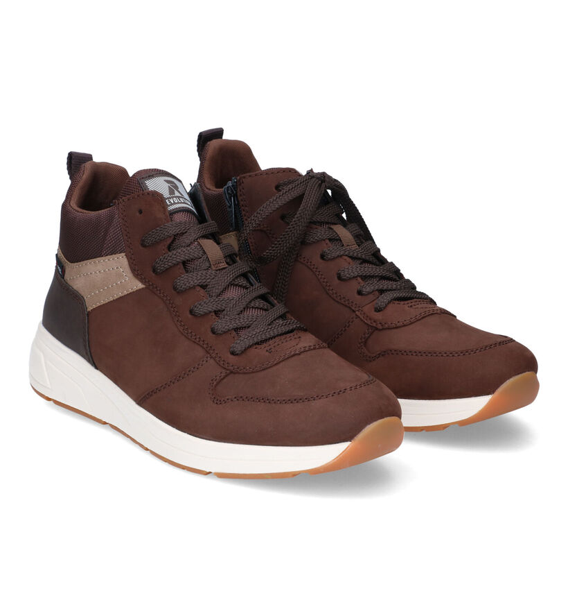 Rieker Chaussures hautes en Brun foncé en nubuck (317031)