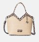 Mac Alyster Leopard Beige Handtas met Riem voor dames (372864)