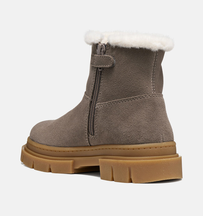 Geox Geox Karsyn Girl Bottes courtes en Taupe pour filles (376260)