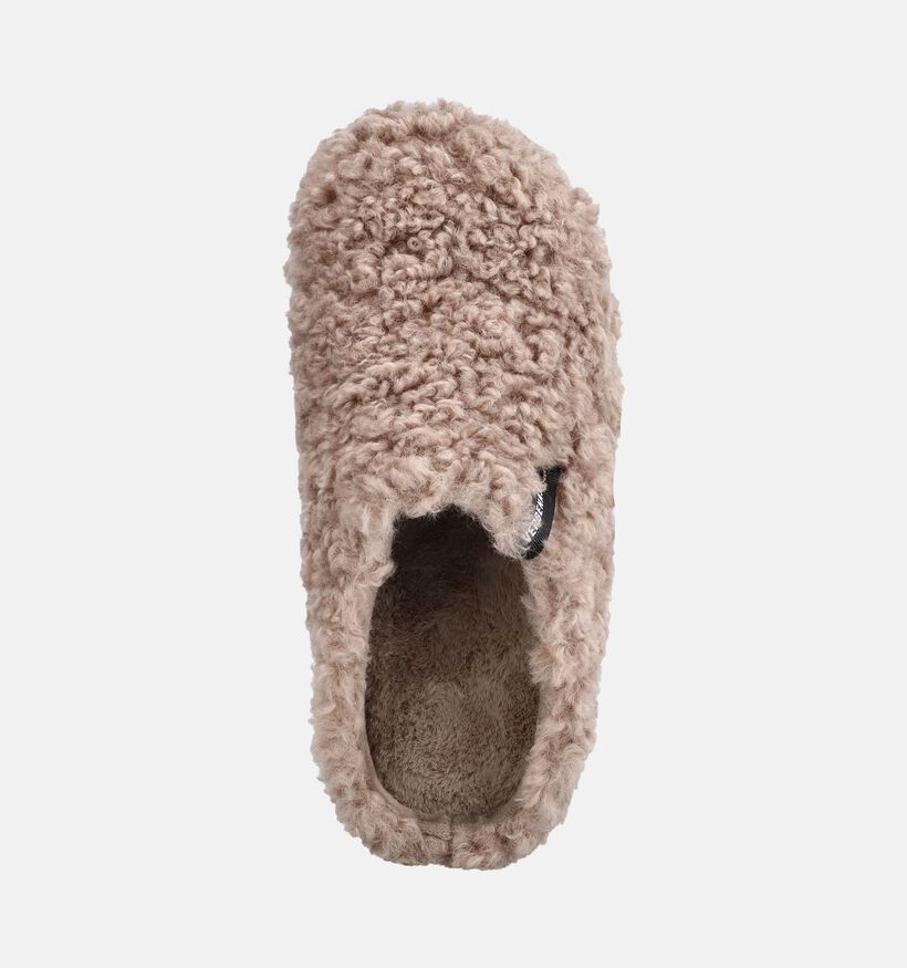 Verbenas York Curly Beige Pantoffels voor dames (380875)