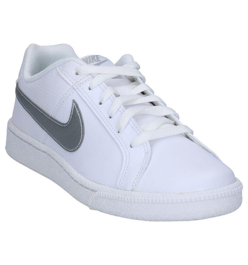 Nike Court Royale Baskets en Blanc en cuir (261698)