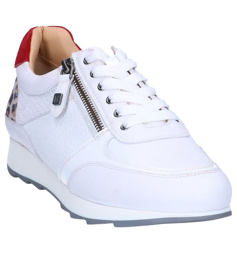 Helioform Chaussures à lacets en Blanc en cuir (248138)