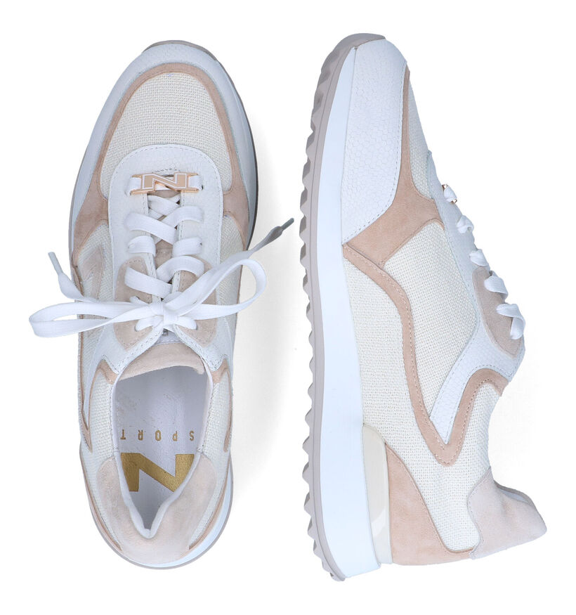 Nathan-Baume Beige Sneakers in leer (308375)