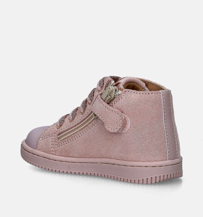 STONES and BONES Nael Chaussures pour bébé en Rose pour filles (345778) - pour semelles orthopédiques
