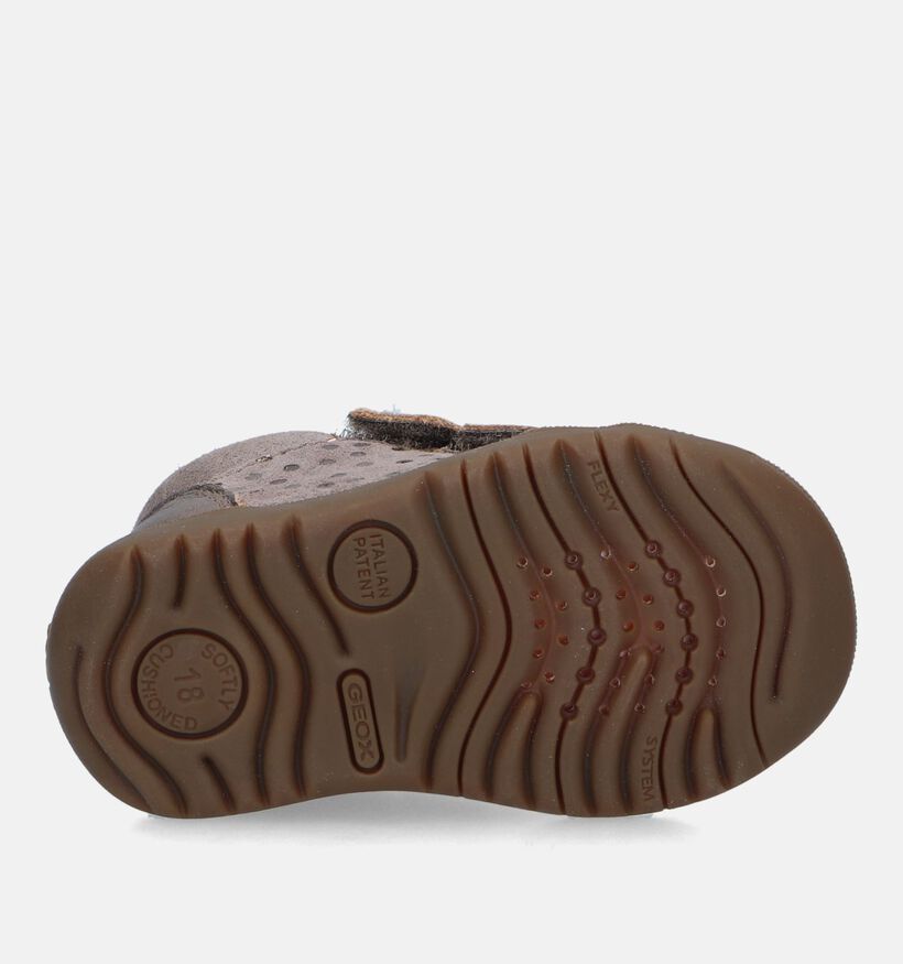 Geox Macchia Chaussures pour bébé en Bronze pour filles (330099) - pour semelles orthopédiques