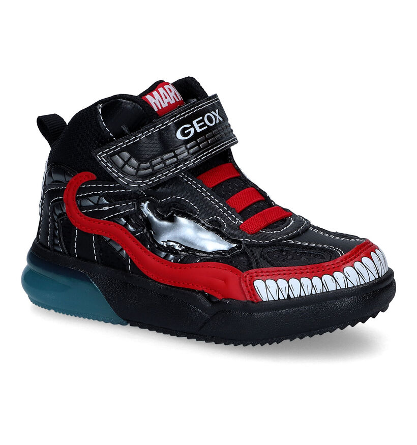 Geox Grayjay Baskets en Noir Marvel Spiderman en textile (317614)