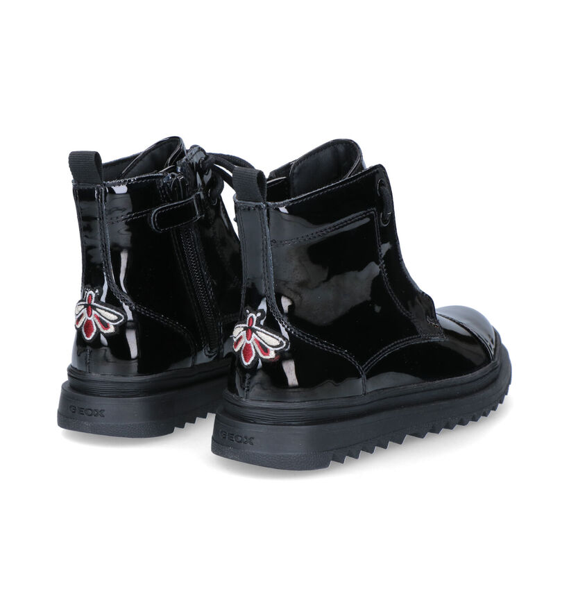 Geox Gillyjaw Bottines en Noir en simili cuir (317650)