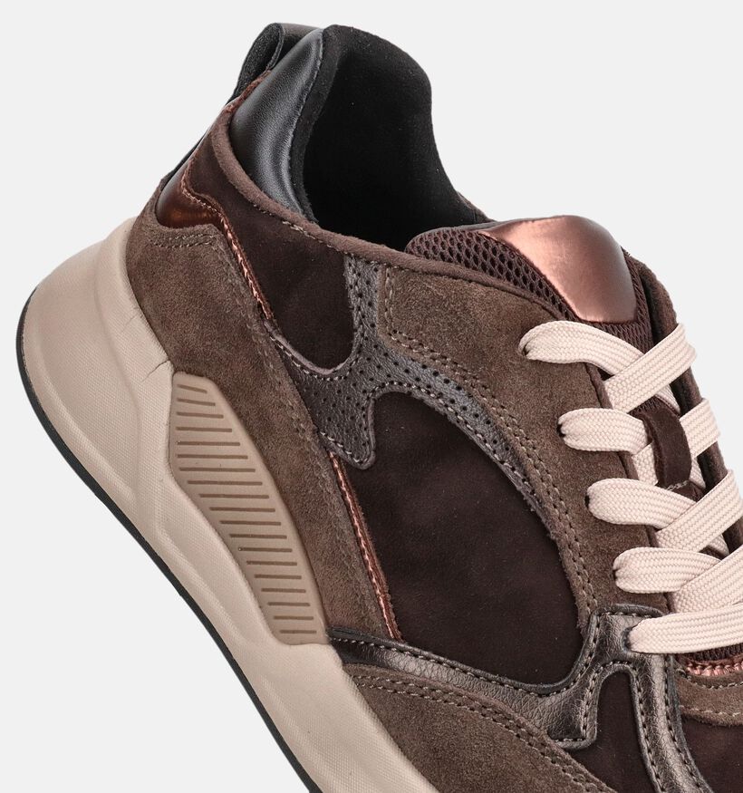 Gabor Comfort Donkerbruine Schoenen voor dames (376937) - geschikt voor steunzolen