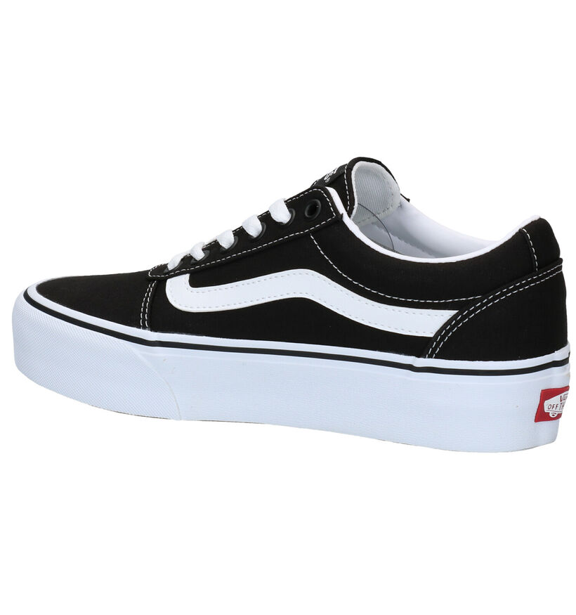 Vans Ward Platform Beige Sneakers voor dames (321163)