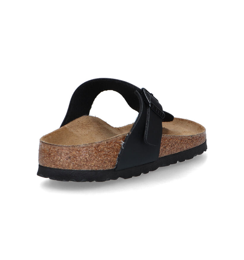 Birkenstock Gizeh Zwarte Teenslippers voor jongens (338075)