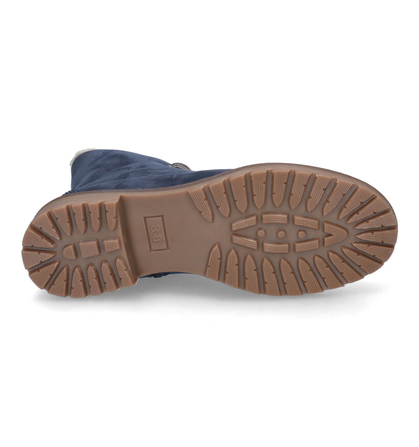 Signatur Blauwe Boots in nubuck (298634)