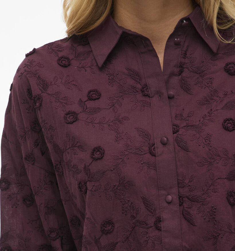 Vila Simone Blouse en Bordeaux pour femmes (365575)