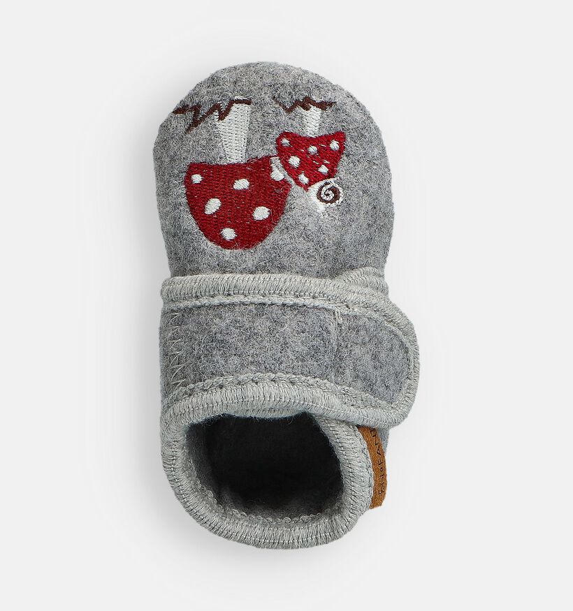Enfant Grey Melange Lichtgrijze Babypantoffels voor meisjes, jongens (379545)