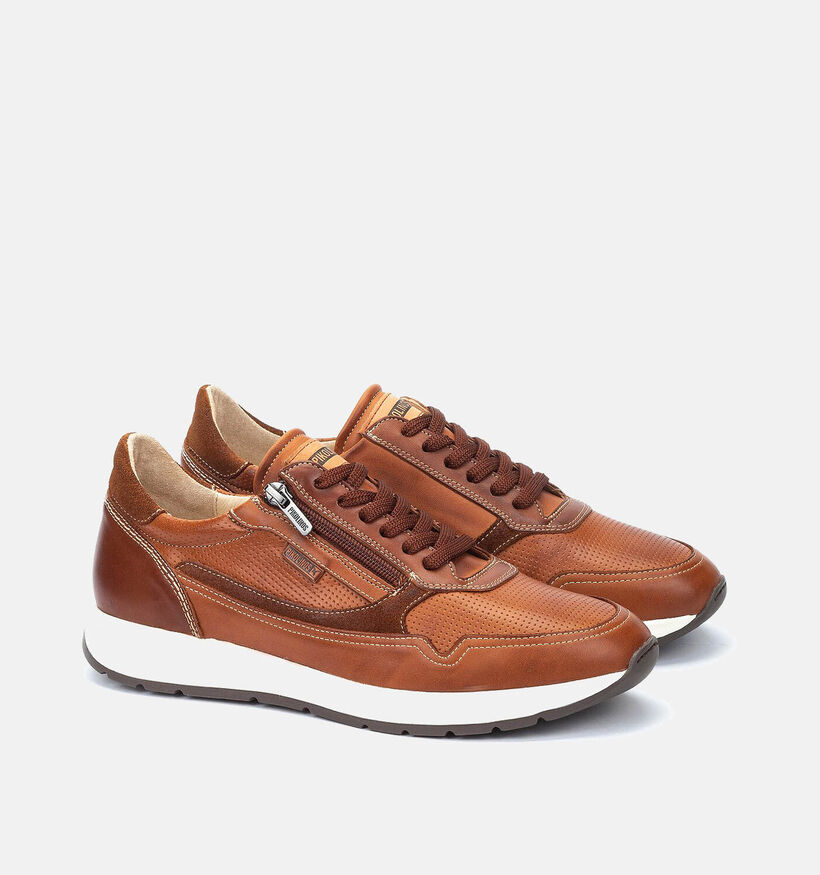Pikolinos Getafe Chaussures à lacets en Cognac pour hommes (355444) - pour semelles orthopédiques