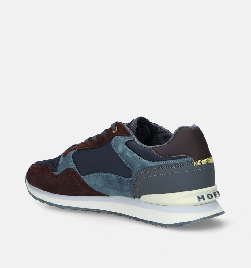 HOFF City Bari Blauwe Veterschoenen voor heren (343716) - geschikt voor steunzolen