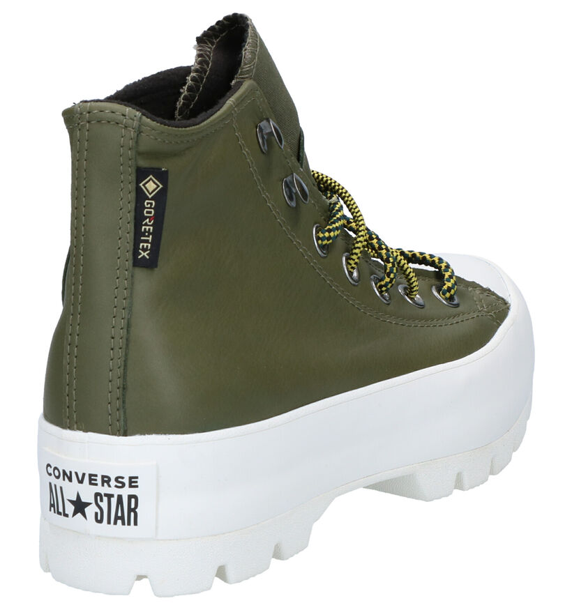 Converse Chuck Taylor AS Lugged Winter Zwarte Sneakers in leer (262409)