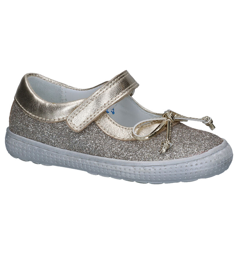 Beberlis Ballerines en Or en textile (271442)