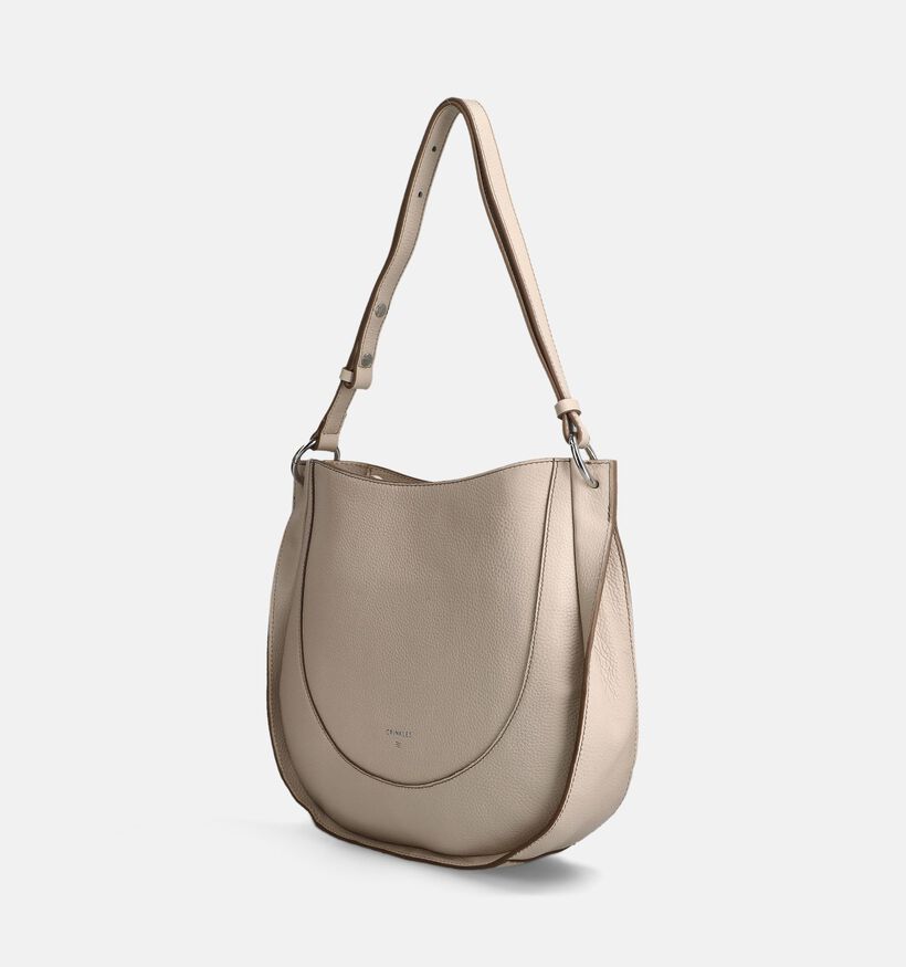 Crinkles Beige Schoudertas voor dames (373917)