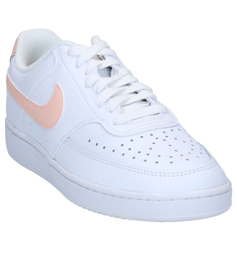 Nike Court Vision Low Baskets en Blanc pour femmes (347839)