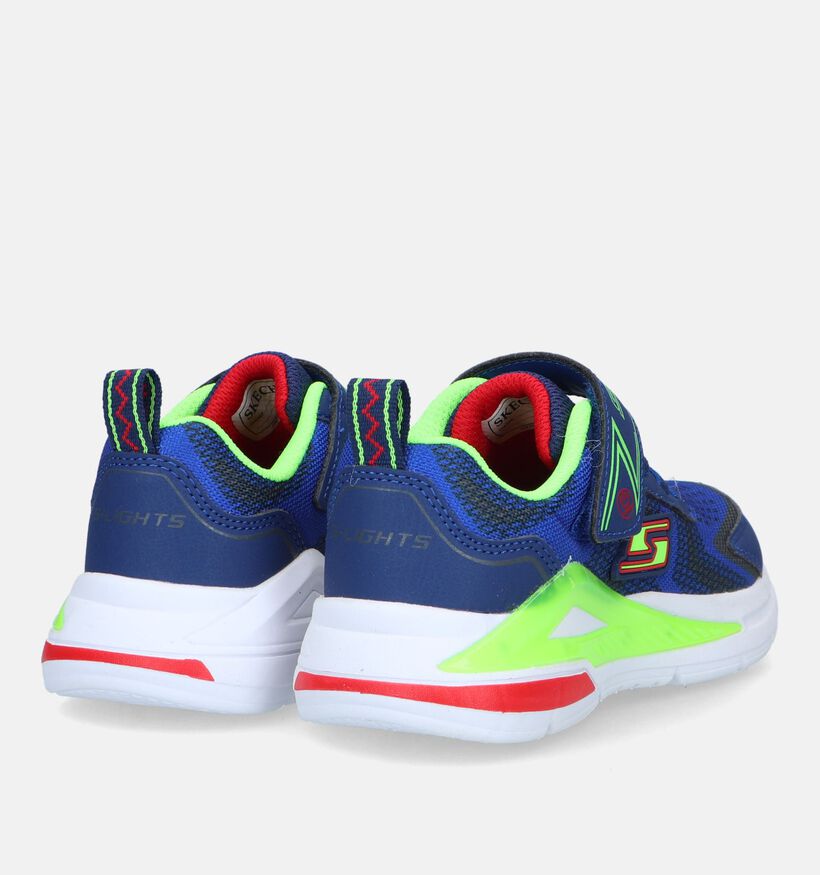 Skechers S Light Tri-Nmaics Blauwe Sneakers voor jongens (335708)