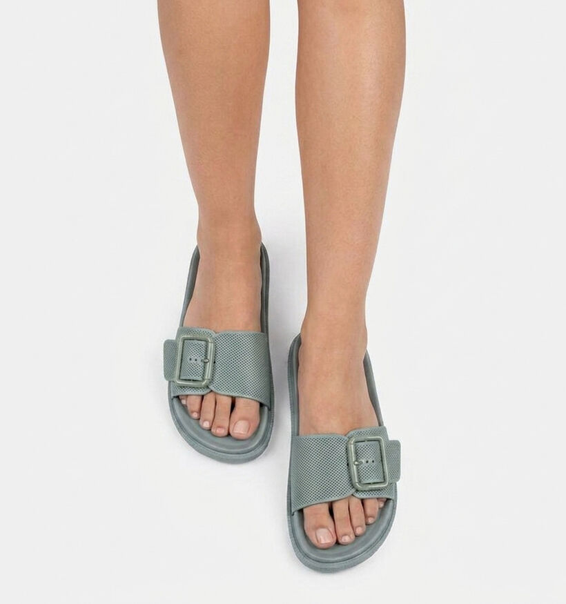 Holster Australia Laze Claquettes en Vert pour femmes (373365)