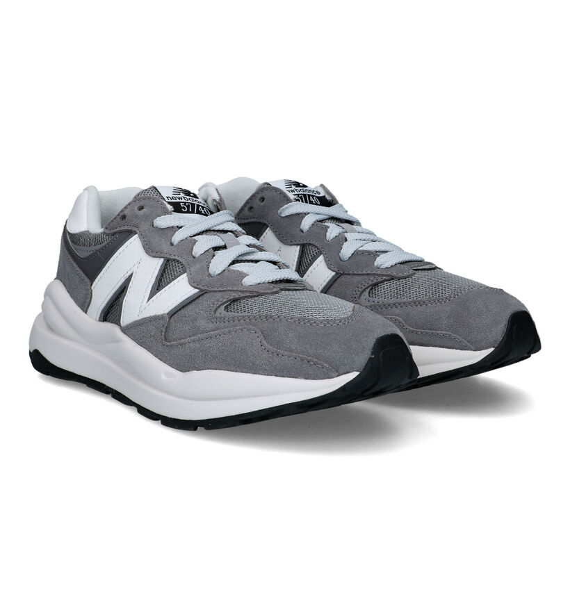 New Balance M 5740 Baskets en Gris pour hommes (319191) - pour semelles orthopédiques