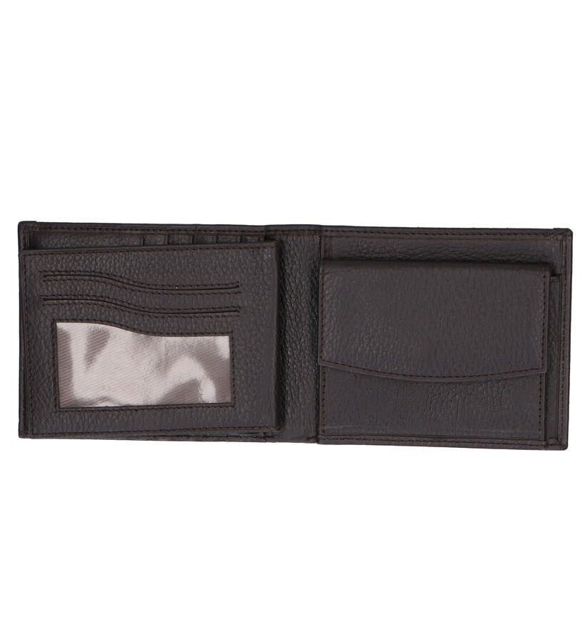 Crinkles Zwarte Portefeuille voor heren (349849)