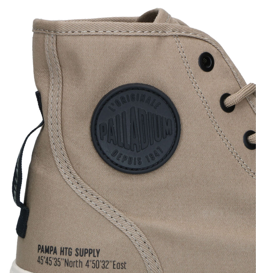 Palladium Pampa Hi Bottines en Beige pour hommes (336494) - pour semelles orthopédiques