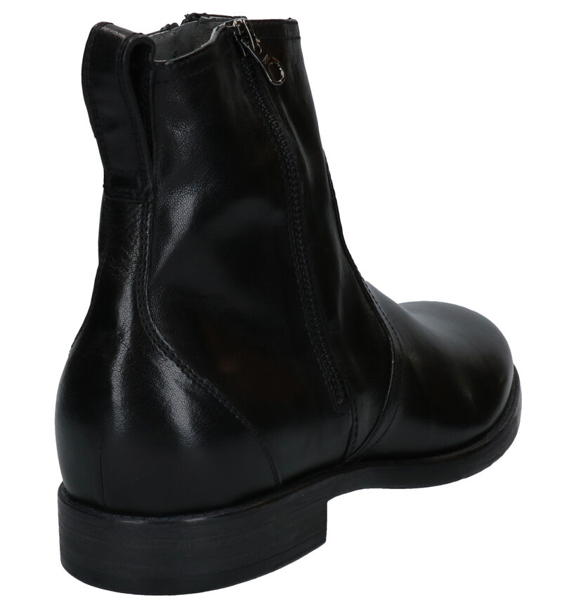 NeroGiardini Boots à fermeture éclair en Noir en cuir (296674)