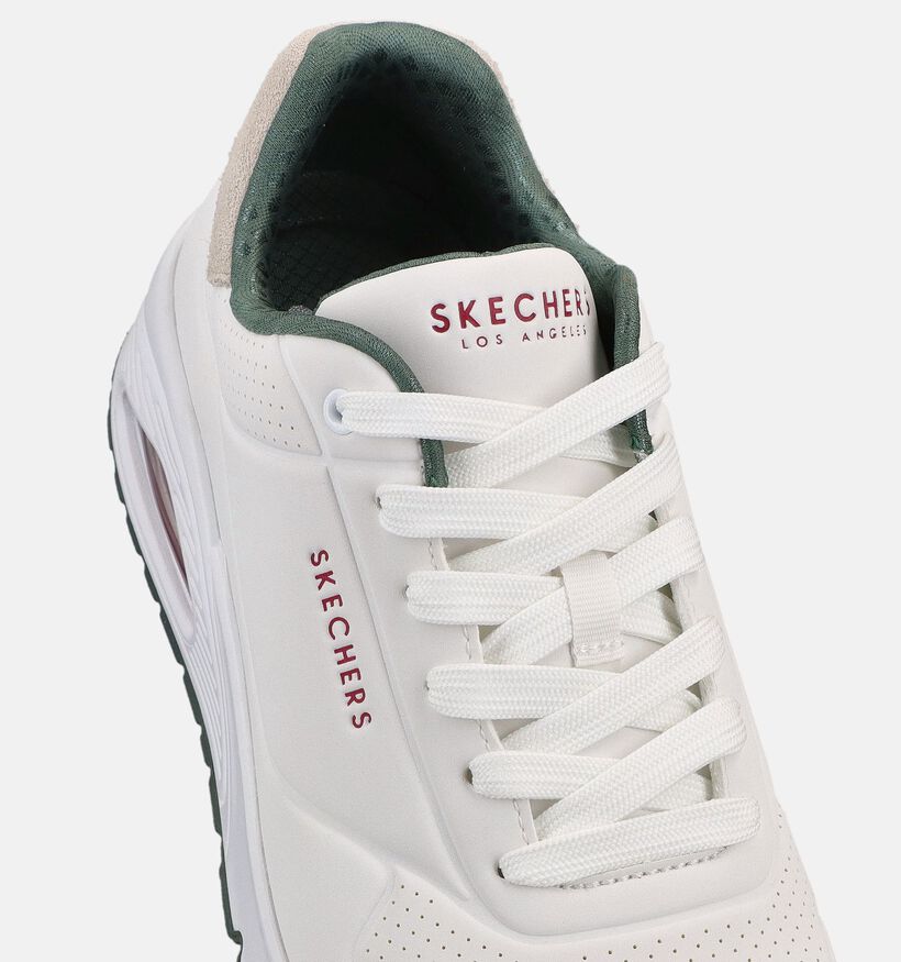 Skechers Uno Suited On Air Baskets en Blanc pour hommes (367498) - pour semelles orthop&eacute;diques