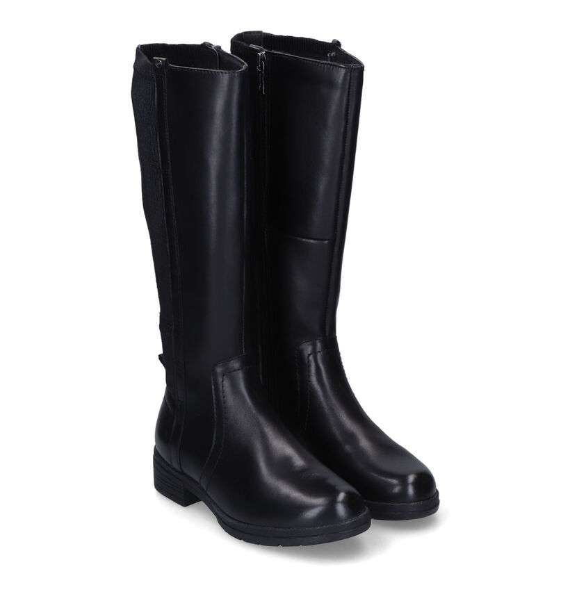 Tamaris Comfort Bottes hautes en Cognac en cuir (317984)