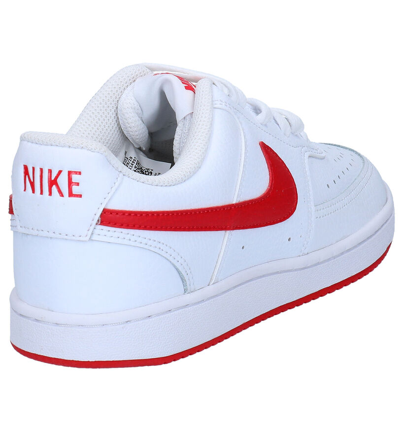 Nike Court Vision Baskets en Blanc pour femmes (316792) - pour semelles orthopédiques