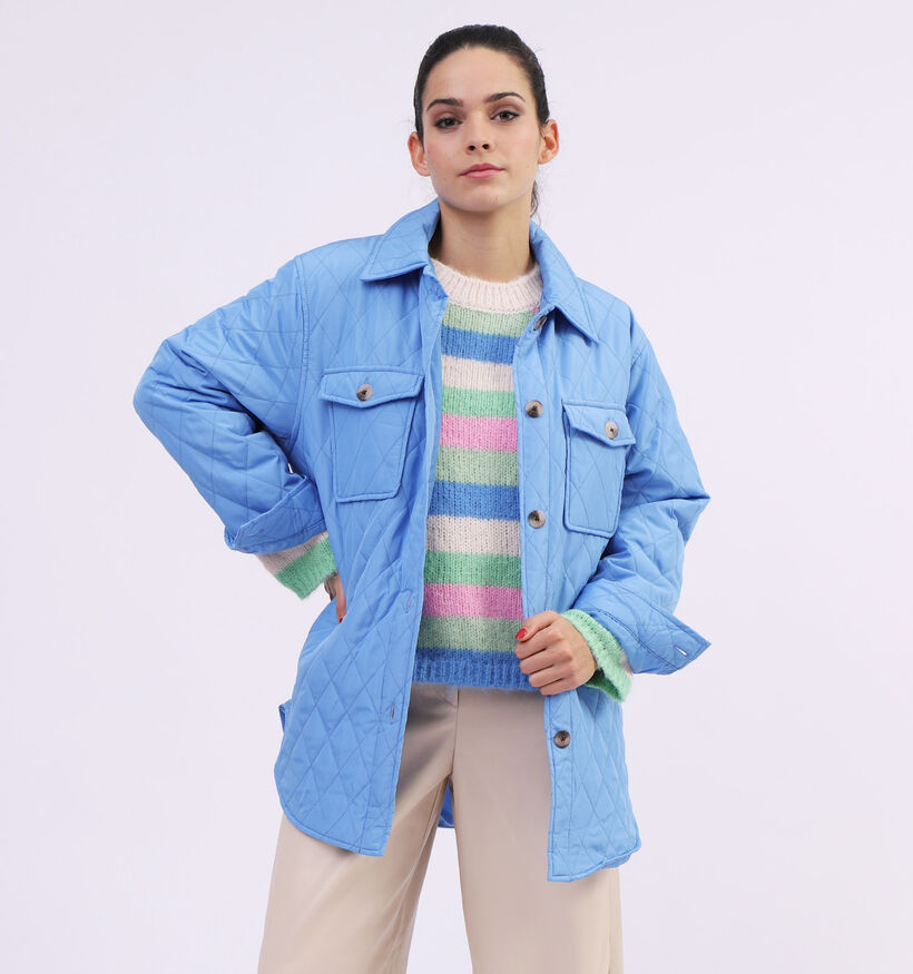 Pieces Taylor Veste matelassée en Bleu pour femmes (323750)