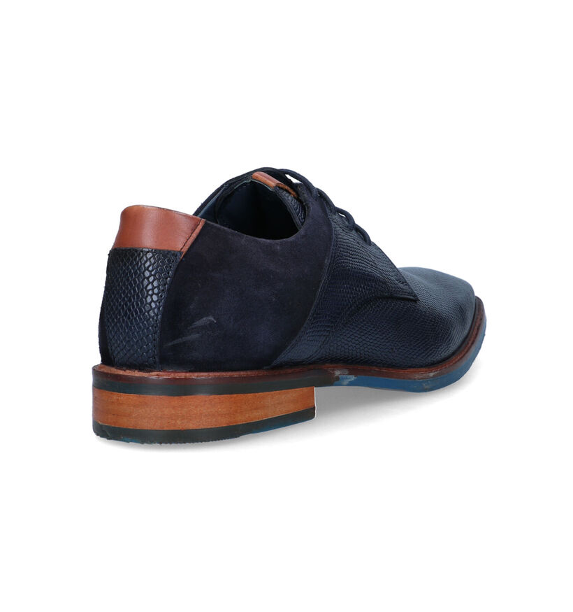 Via Borgo Chaussures classiques en Bleu foncé pour hommes (319709)