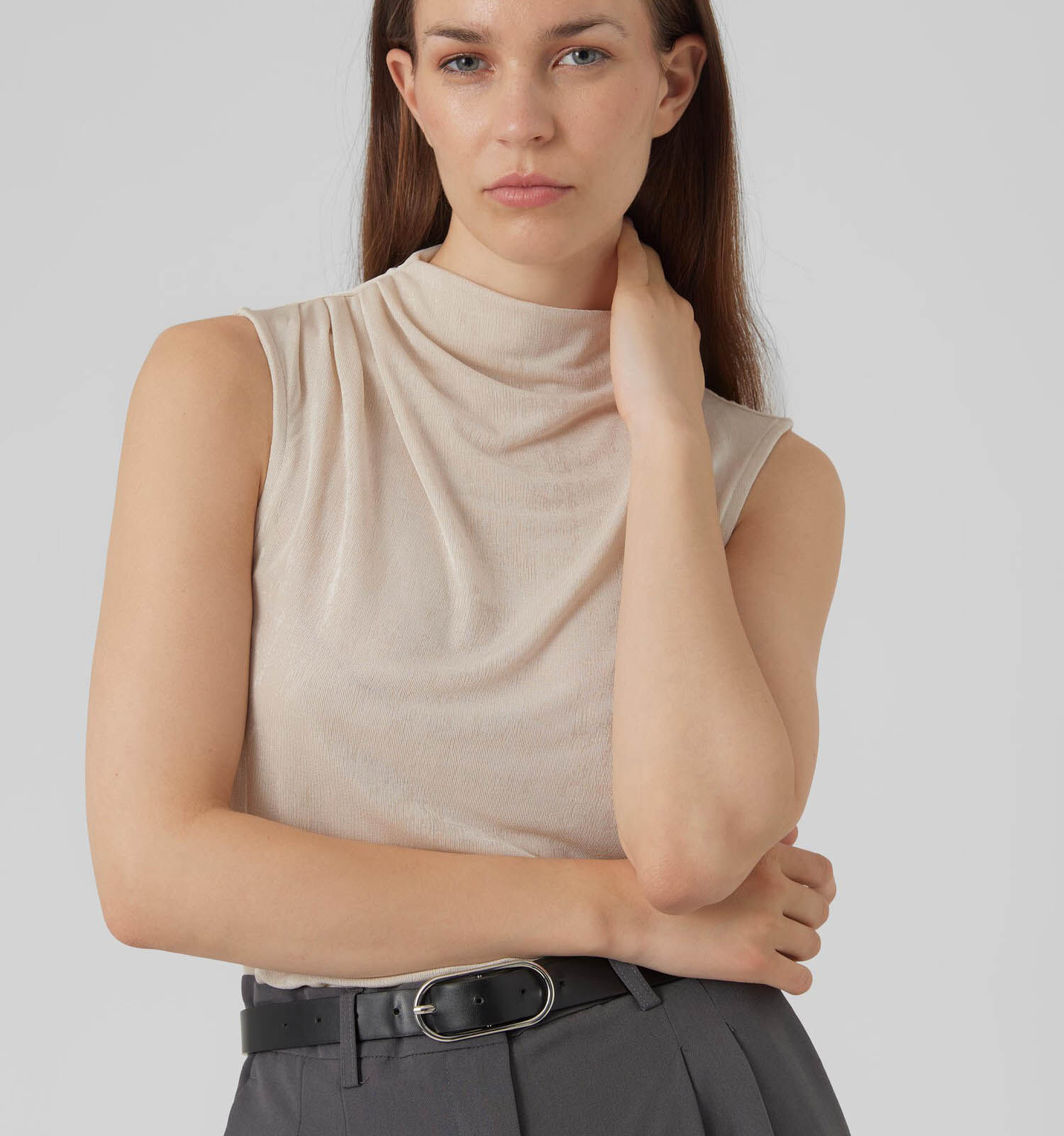 Mouwloos t shirt dames outlet