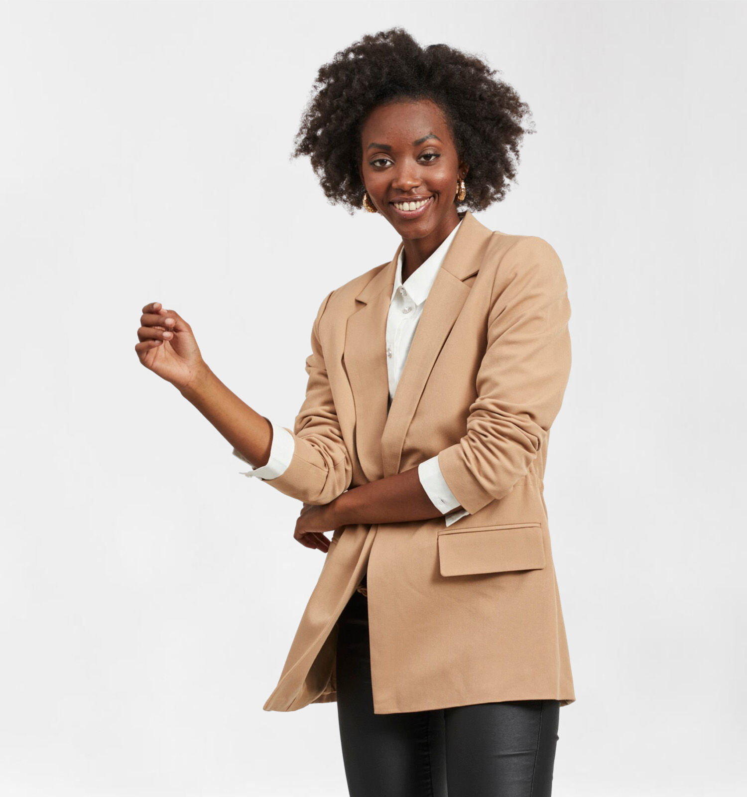 Vila Beige Blazer Dames Vesten Online op TORFS.BE