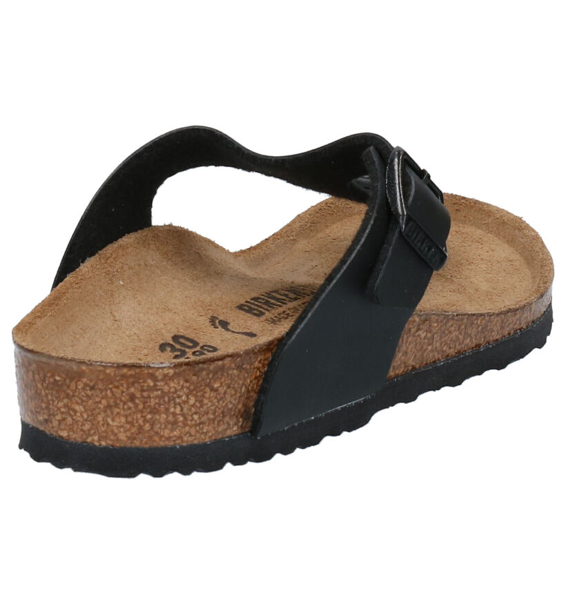 Birkenstock Gizeh Zwarte Teenslippers voor jongens (338075)