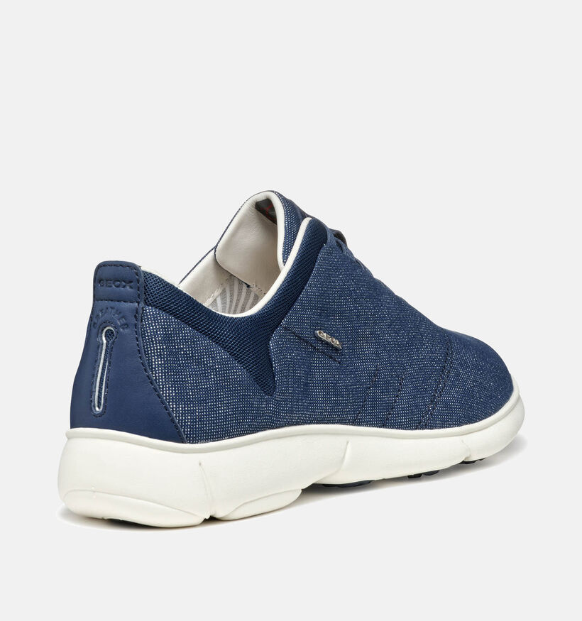 Geox Nebula 2.0 Baskets en Bleu pour femmes (353785) - pour semelles orthopédiques