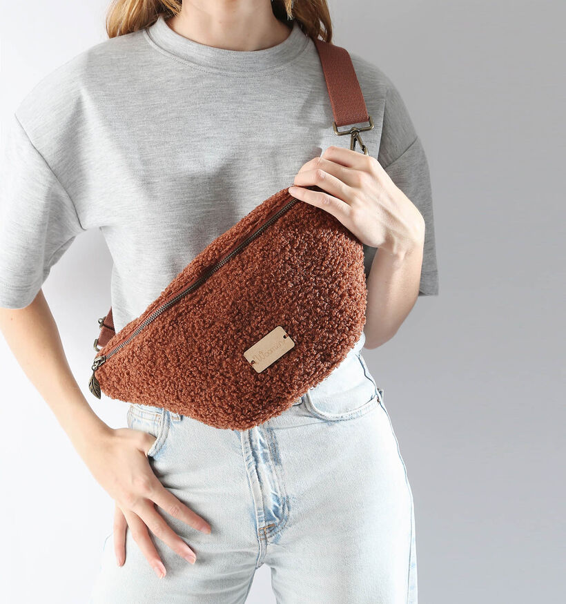 Woomen Muflier Bruine Crossbody tas voor dames (347599)