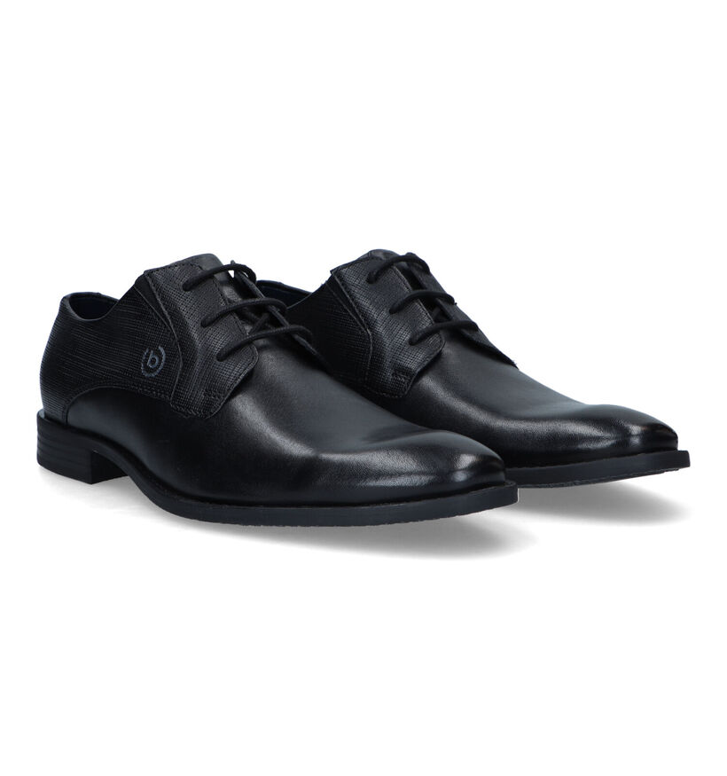 Bugatti Rinaldo Chaussures habillées en Noir pour hommes (319245)