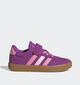 adidas Court 3.0 Paarse Sneakers voor meisjes (350139)