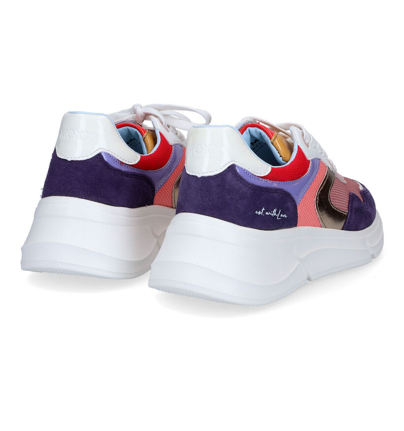 Mexx Jilou Blauwe Sneakers voor dames (303553) - geschikt voor steunzolen