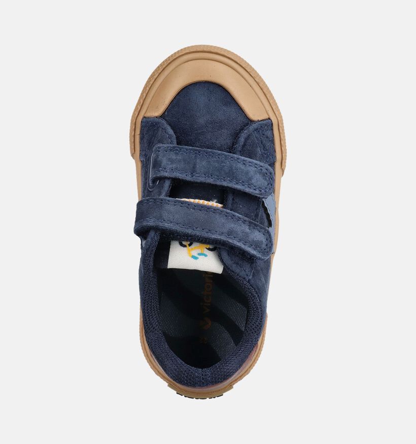 Victoria Donkerblauwe Schoenen met Velcro voor jongens (379097) - geschikt voor steunzolen