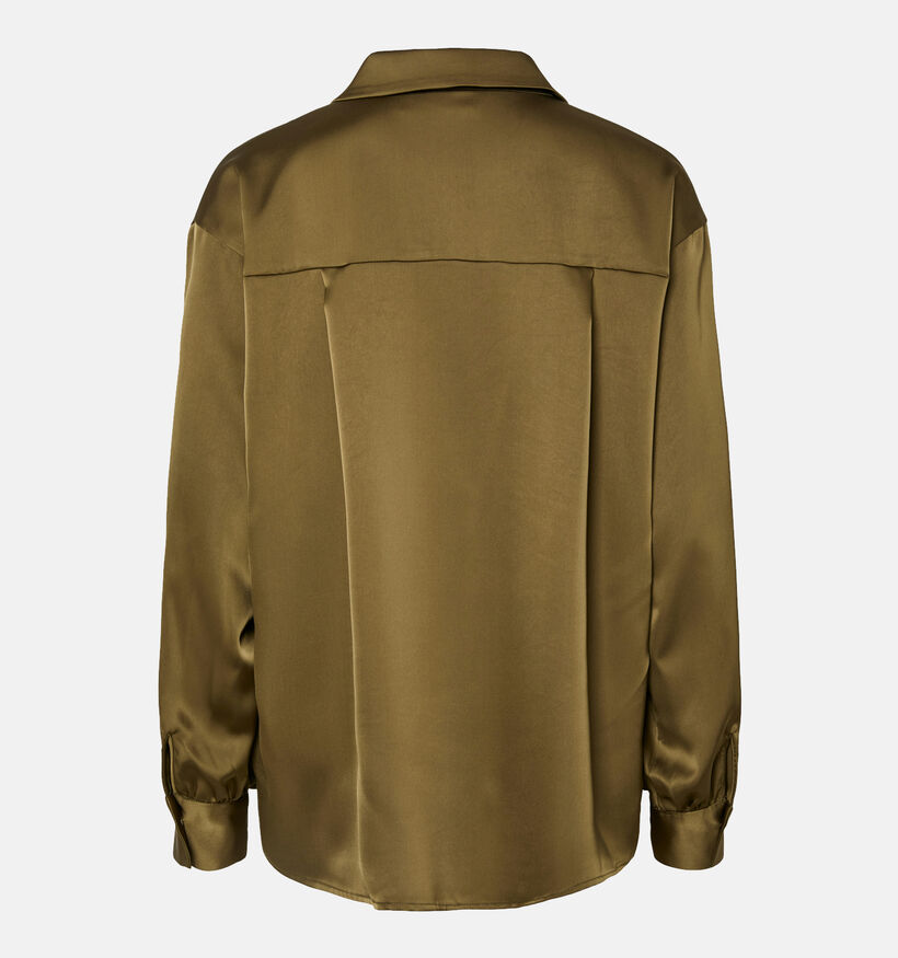 Pieces Ronja Kaki Blouse voor dames (365858)