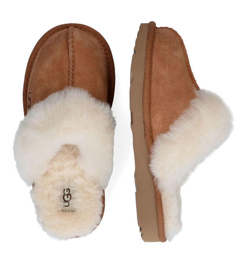 UGG Cozy II Cognac Pantoffels in daim (294863)
