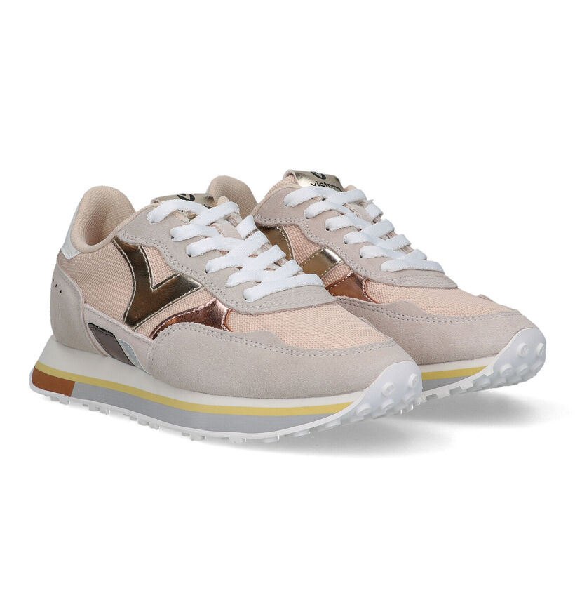 Victoria Beige Sneakers voor dames (322594) - geschikt voor steunzolen