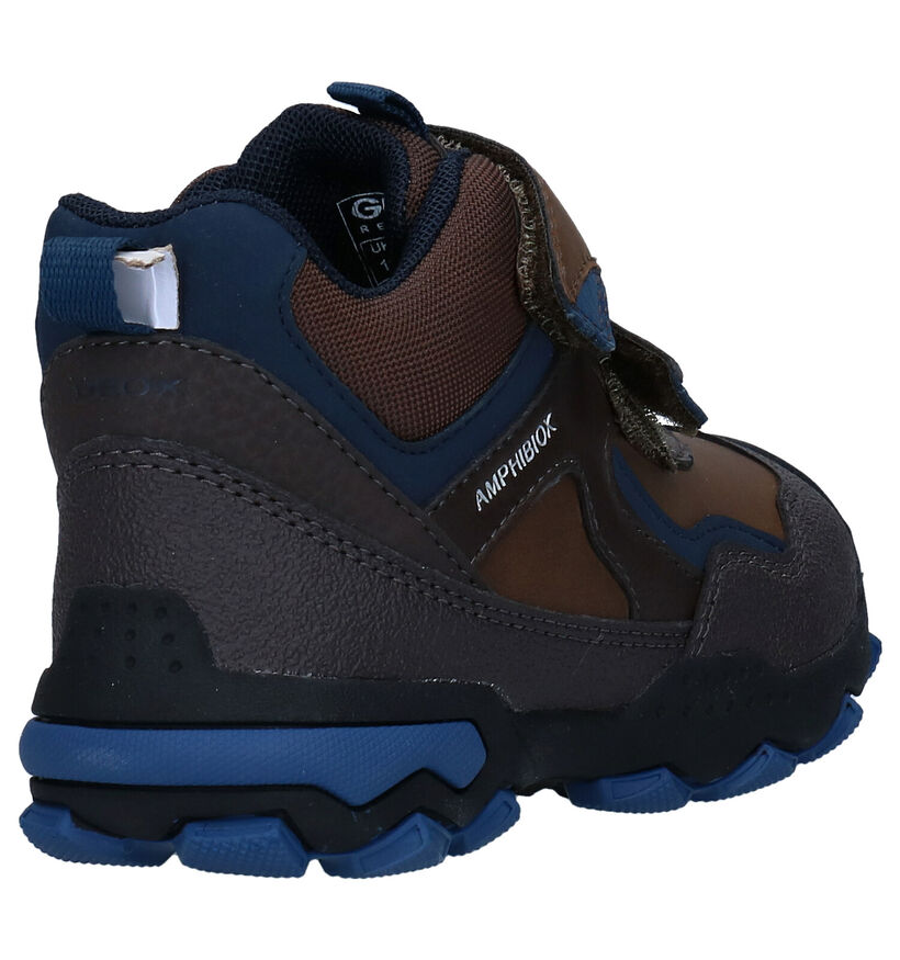 Geox Amphibiox Bottines en Marron en simili cuir (278298)